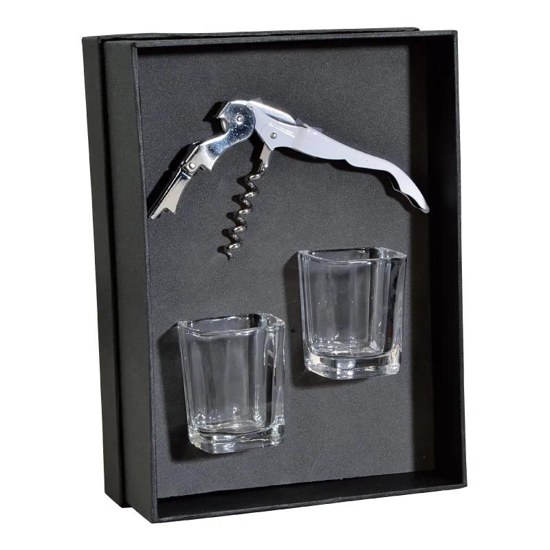 Corkscrew Shot Glass Gift Set Lachlan Square - 6 1/2 x 9 in - product view 2