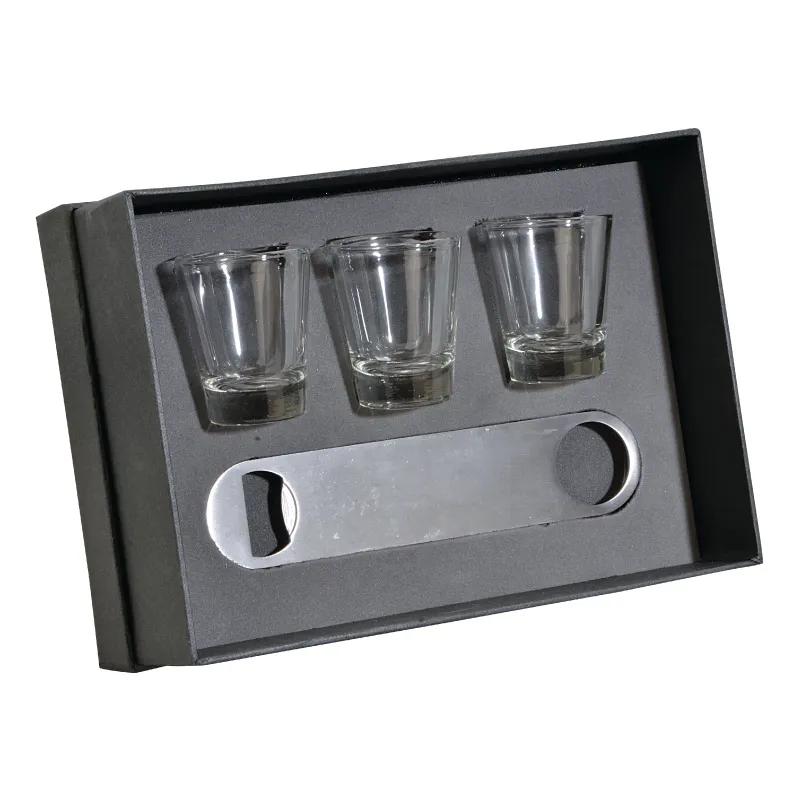 Speed Opener Shot Glass Gift Set Nordic Paddle - 6 1/2 x 9 in - product view 2