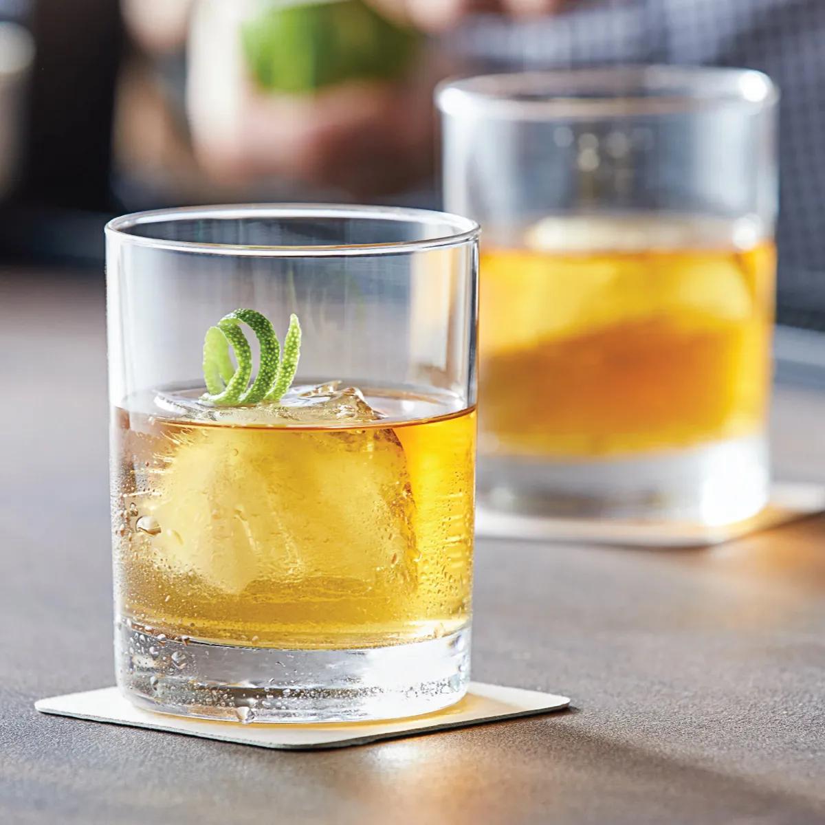 Whiskey Old Fashioned Glass Large Rocks - 14 oz - product view 3