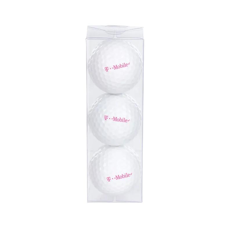 Golf Ball Pack Economy Triple Clear Sheath (3 Pack)