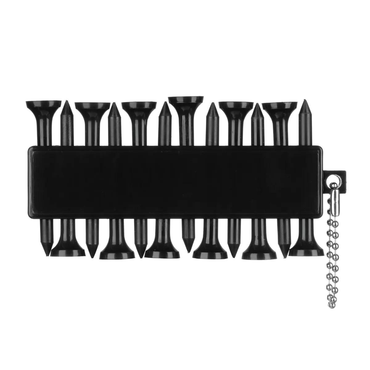 Golf Tee Pack with Ball Markers Plastic Beaded Chain - 4 x 2 in - product view 3