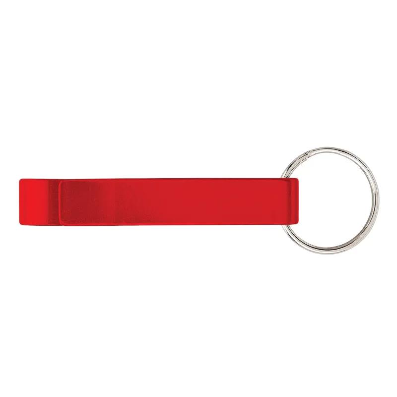 Anodized Aluminum Bottle Opener Keyring Laser Engraved - 2.25 in - product view 4