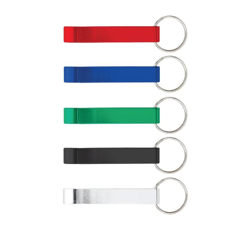 Anodized Aluminum Bottle Opener Keyring Laser Engraved - 2.25 in - product view 7