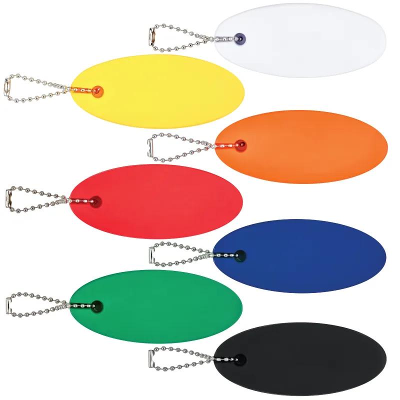 Oval Floating Keychain Soft Foam Water Safe Beaded - 3.25 x 1.5 in - product view 9