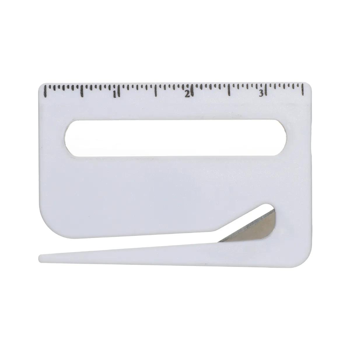 3-in-1 Letter Opener Ruler Magnifier Stainless Steel - 3.6 x 2.5 in - product view 2