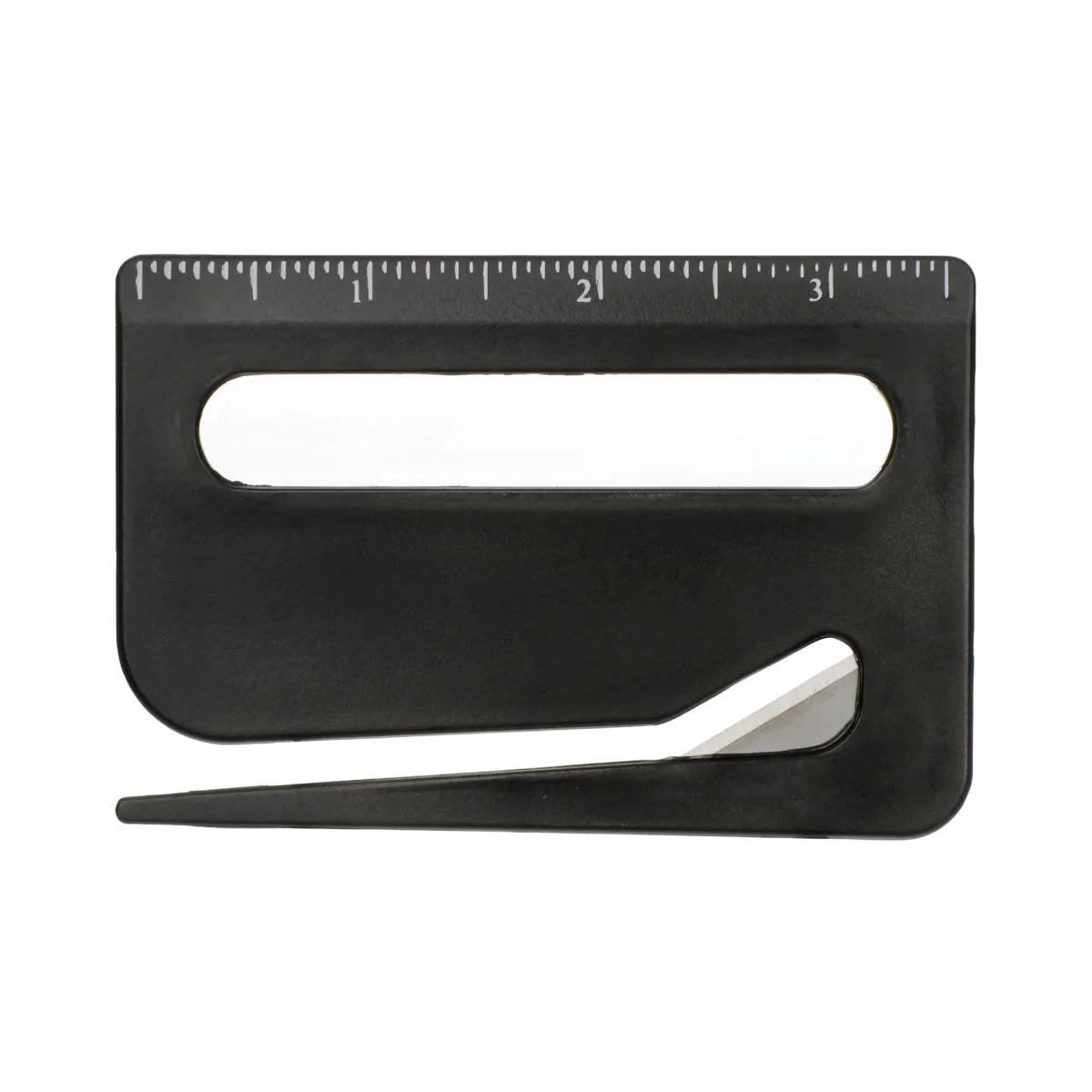 3-in-1 Letter Opener Ruler Magnifier Stainless Steel - 3.6 x 2.5 in - product view 3