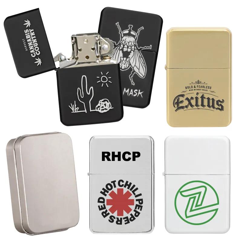 Oil Flip Top Wick Lighter Spring Action - 2.25 in