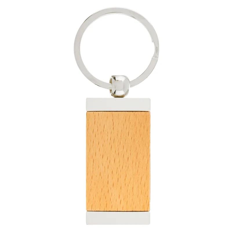 Sterling Silver Bamboo Keyring Chrome Spinner - 3.25 in - product view 2