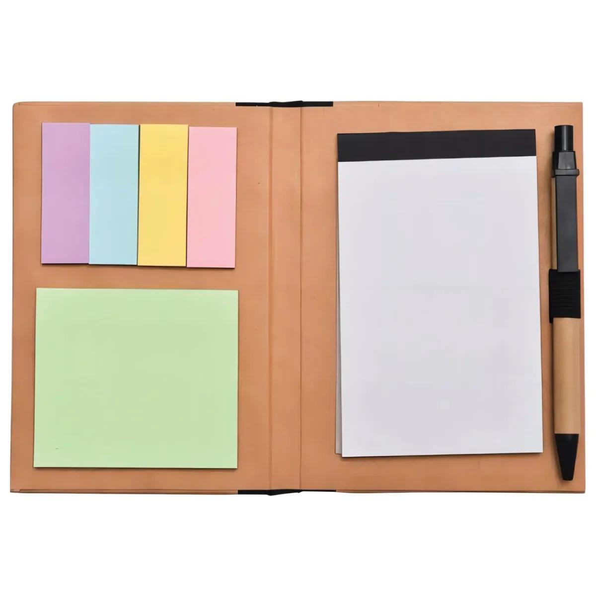Recycled Cardboard Notebook Calculator Sticky Tabs - 6.25 x 4.5 in - product view 3