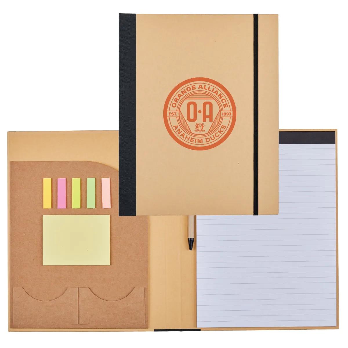 Recycled Cardboard Notebook Large Sticky Notes - 12 x 9.38 in
