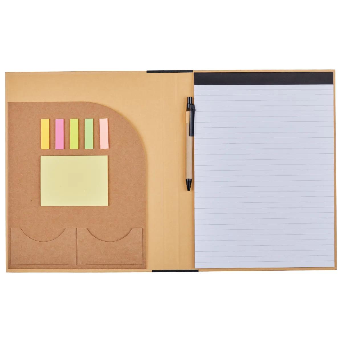 Recycled Cardboard Notebook Large Sticky Notes - 12 x 9.38 in - product view 3