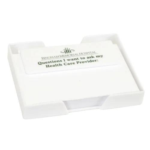 Paper Tray with Pen Slot Plastic White - 6.25 x 4.75 in