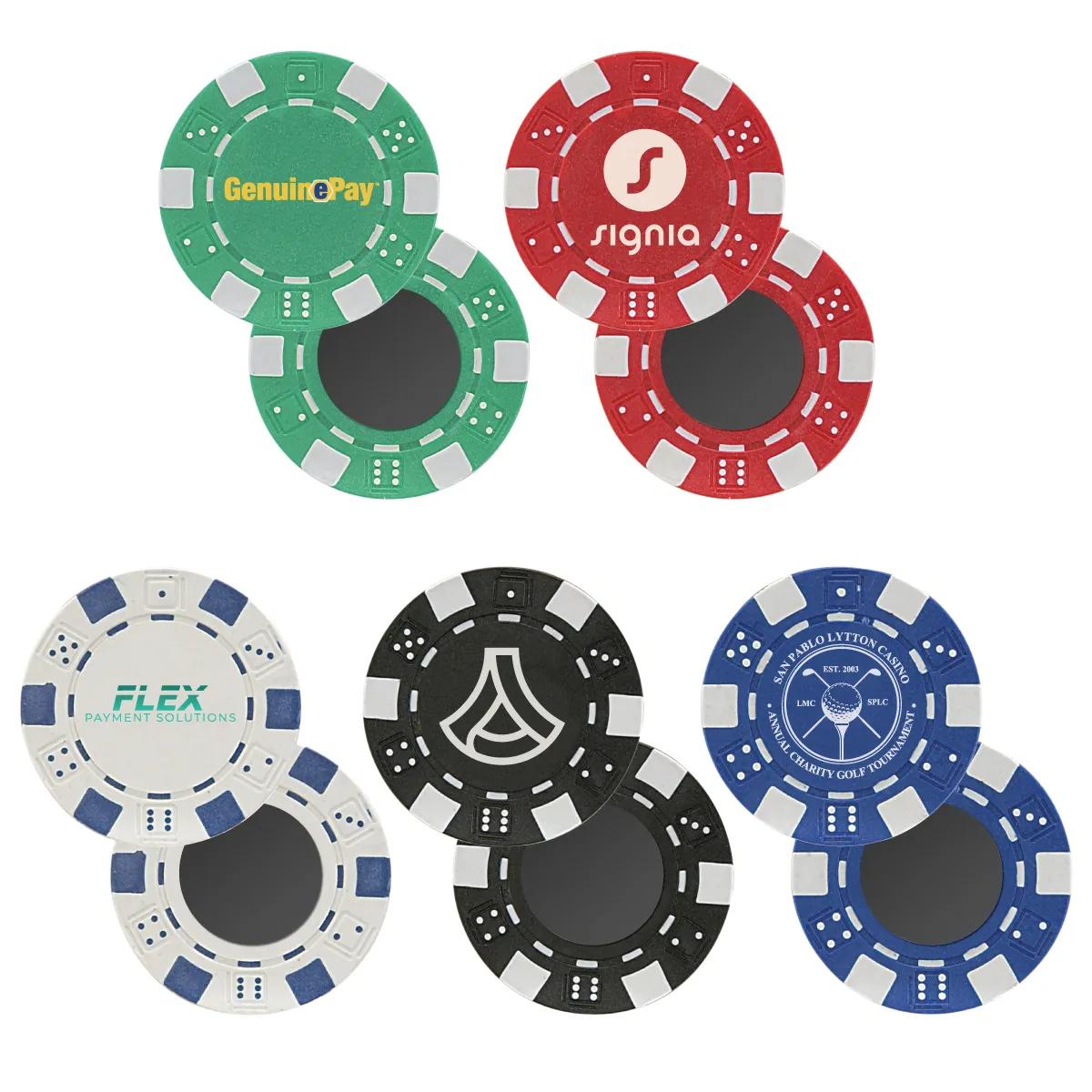 Clay Poker Chips Casino Weight with Magnet - 1.5 in