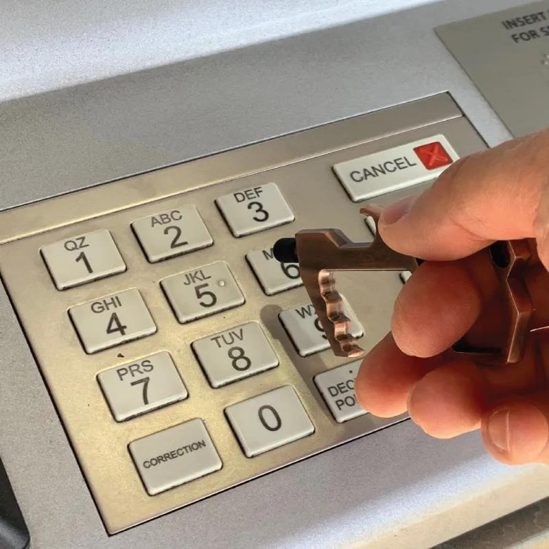 Door Opener Key with Stylus and Bottle Opener - 3.38 in - product view 4