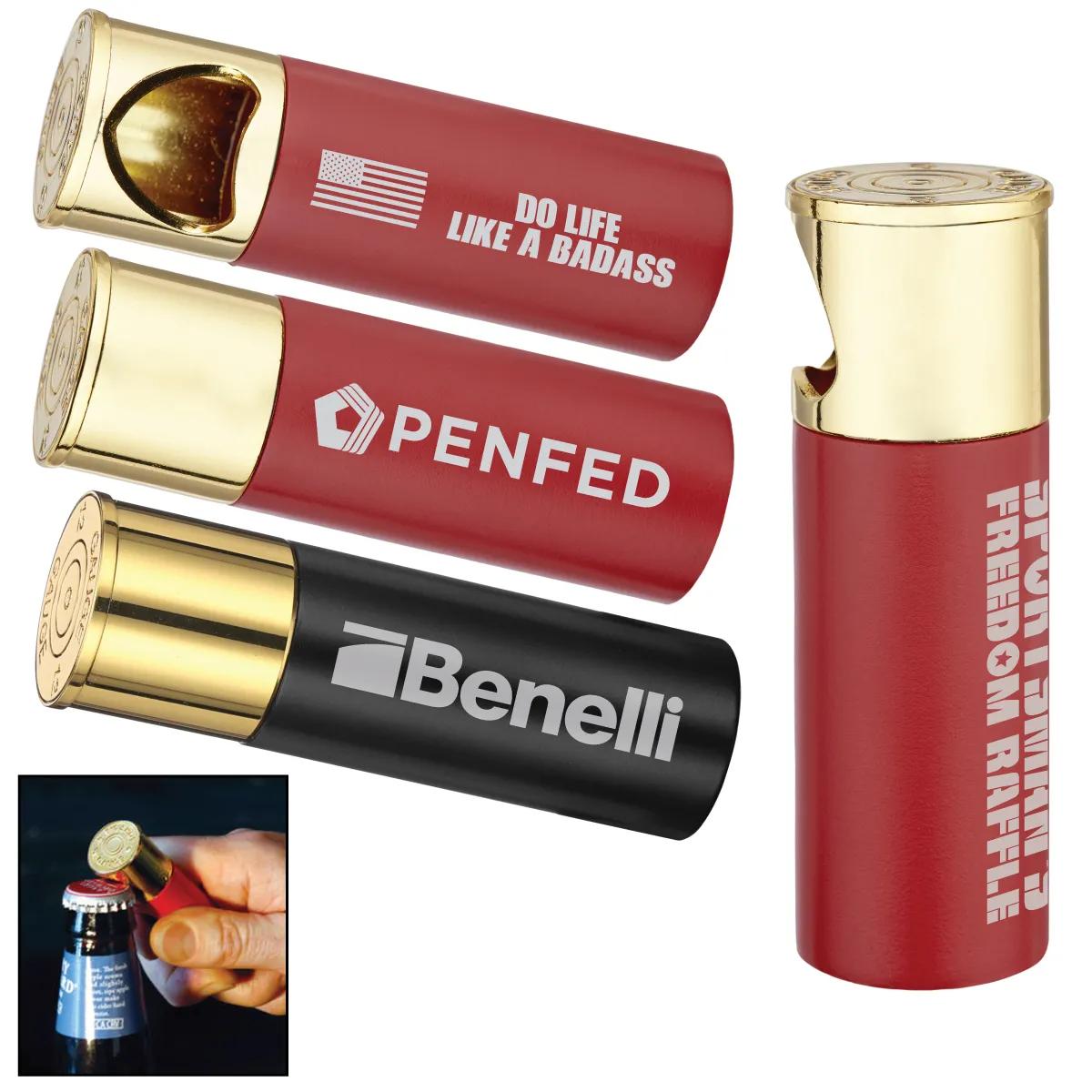 Shotgun Shell Bottle Opener 12 Gauge Iron - 3 x 1 in