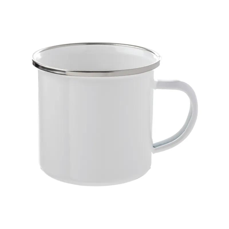 Camper Enamel Mug White Steel Sublimation - 12 oz - product view 2