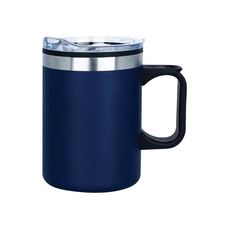 Camper Mug Double Wall Steel Ergonomic Handle - 14 oz - product view 5