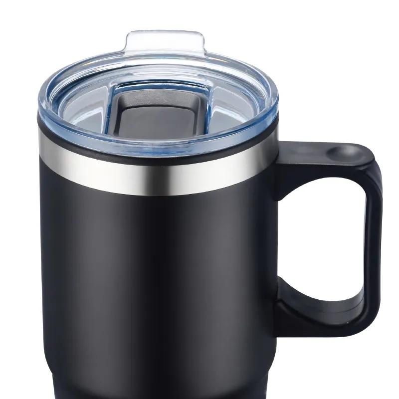 Travel Mug Double Wall Insulated with Handle - 24 oz - product view 6