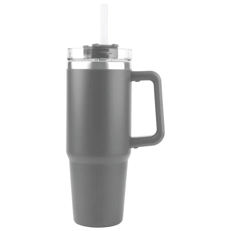Copper Lined Vacuum Tumbler with Handle Steel - 30 oz - product view 6