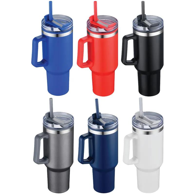 Double Wall Tumbler Plastic Liner Stainless Steel - 40 oz - product view 11