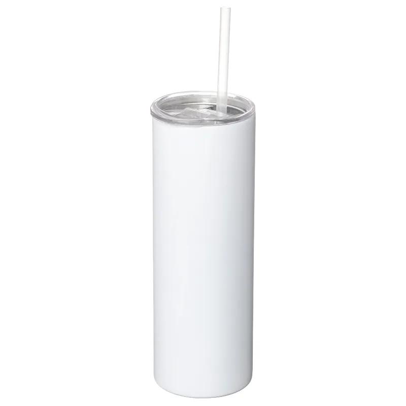 Skinny Vacuum Insulated Tumbler with Straw - 20 oz - product view 2