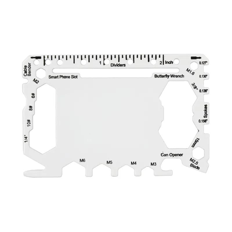 Tactical Multi Tool Card Hex Wrenches Bicycle Keys - Credit Size - product view 4