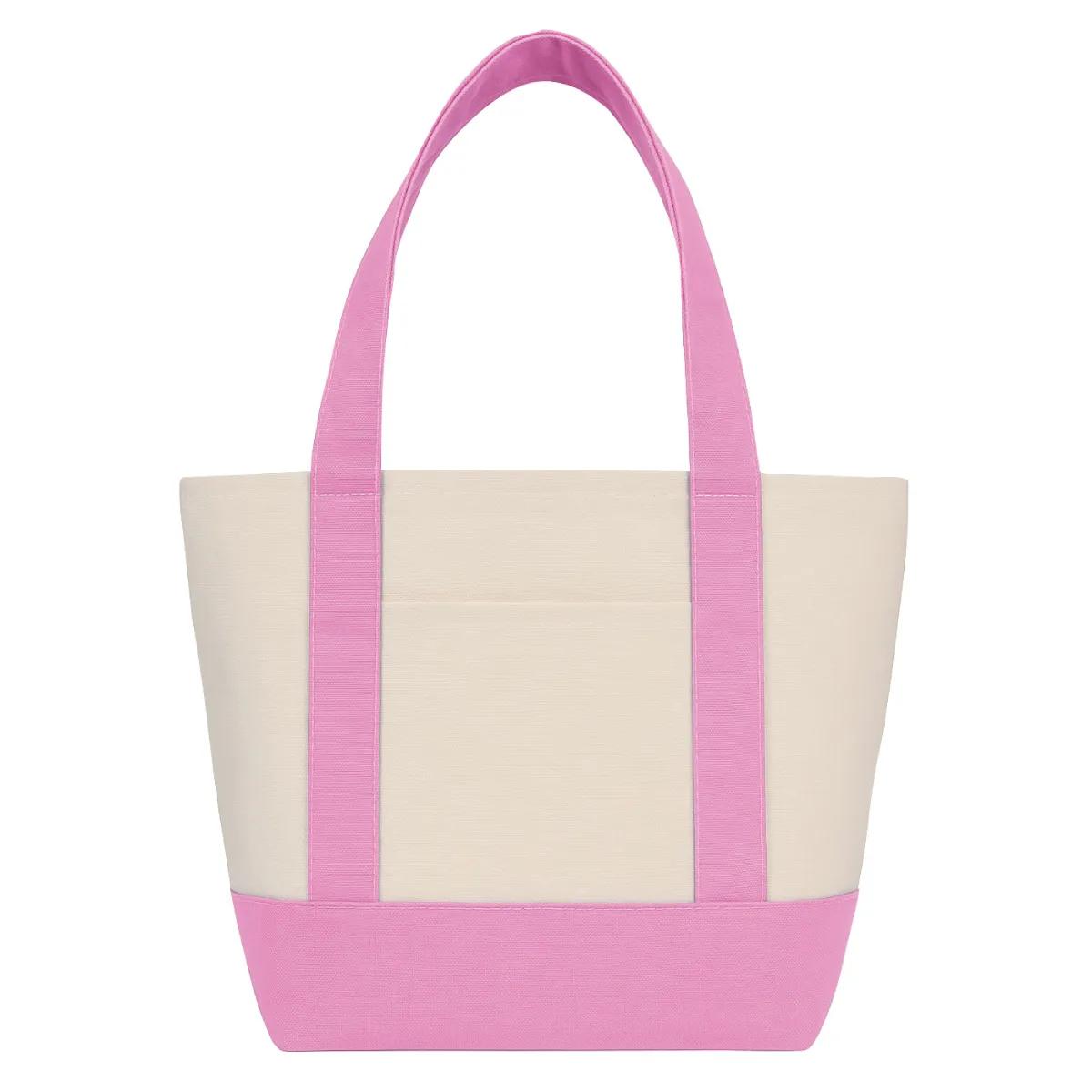 Custom Mini Tote Bag Canvas 14 oz with Slip Pockets - 13 x 11 in - product view 7