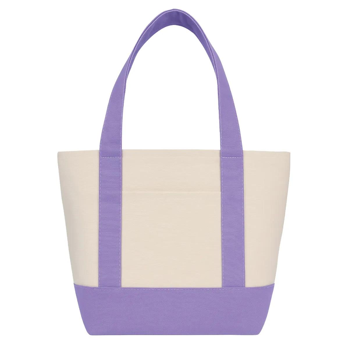 Custom Mini Tote Bag Canvas 14 oz with Slip Pockets - 13 x 11 in - product view 8
