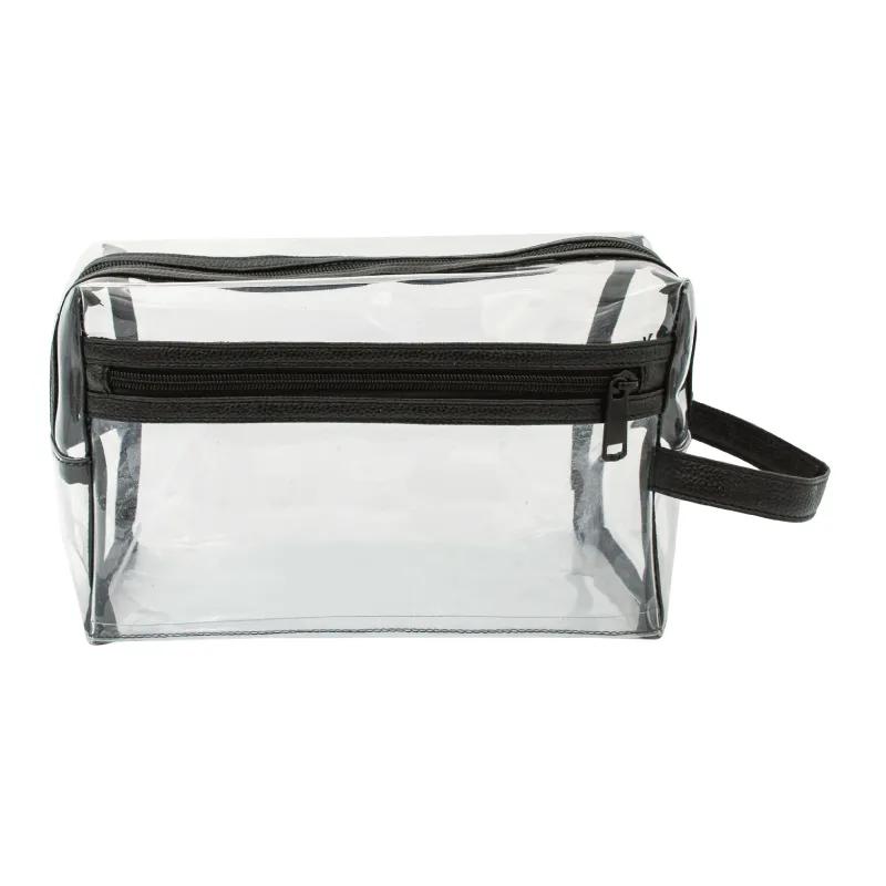 Clear Travel Toiletry Kit PVC Stadium Approved - 10 x 6 in - product view 2