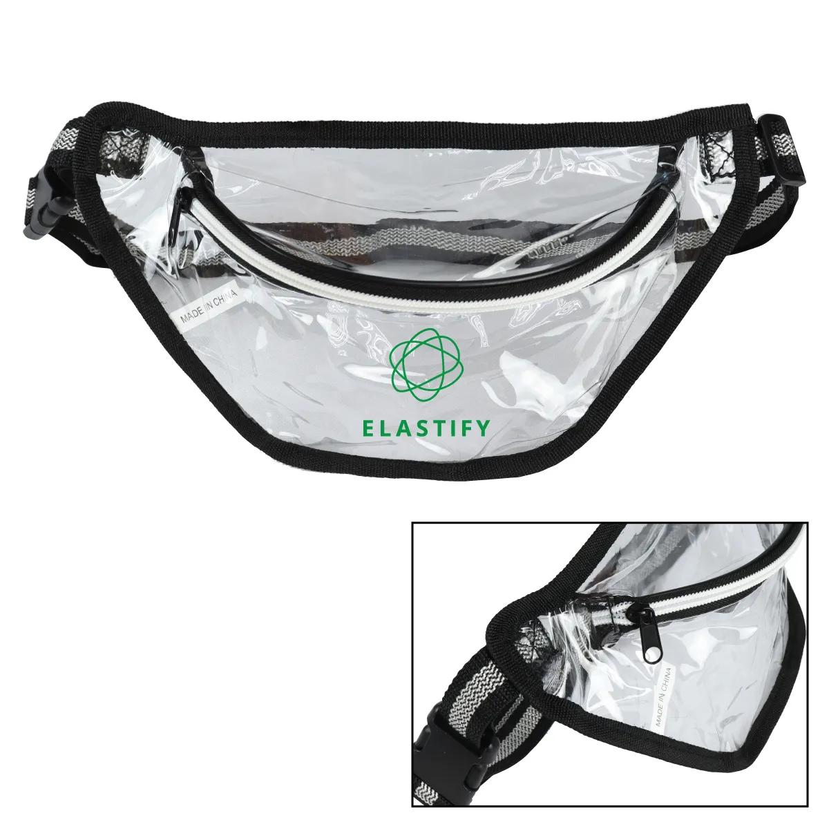TPU Stadium Fanny Pack Eco-Friendly Clear - 12 x 6.5 in