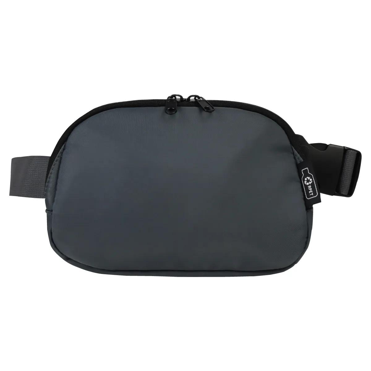 Recycled Crossbody Sling Pack Water Resistant - 7.6 x 5.4 x 2.1 in - product view 6