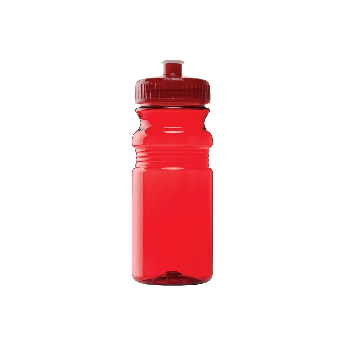 Bike Water Bottle PET Pull Spout One-Handed - 20 oz - product view 5