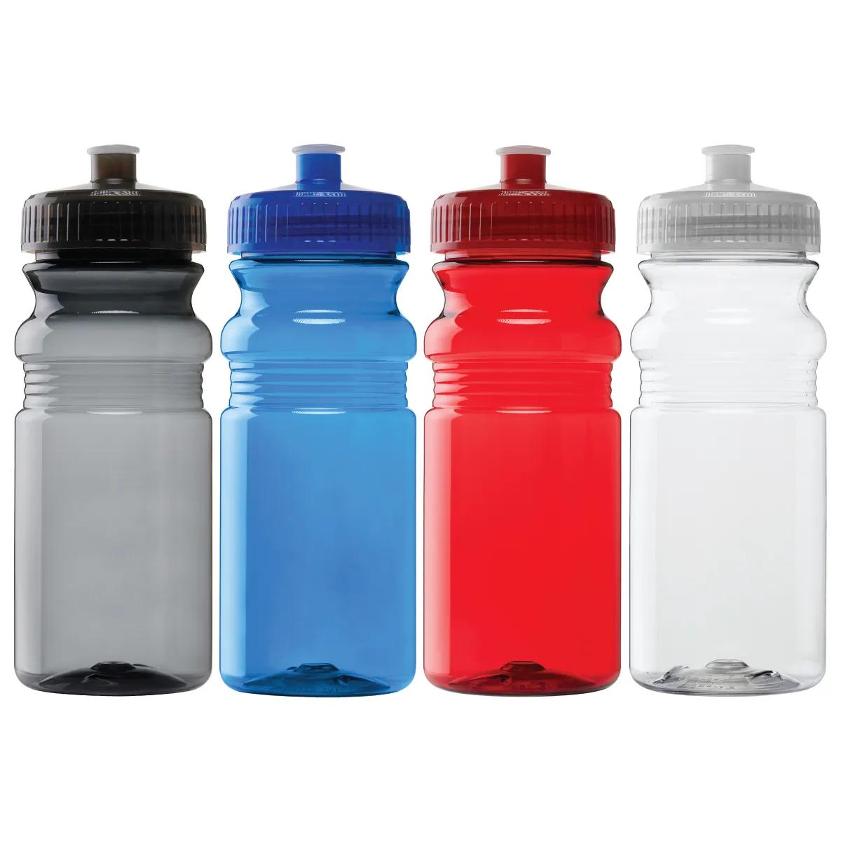 Bike Water Bottle PET Pull Spout One-Handed - 20 oz - product view 6