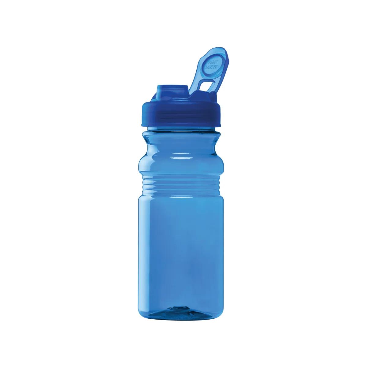 Bike Water Bottle PET Flip Cap Recyclable - 20 oz - product view 4