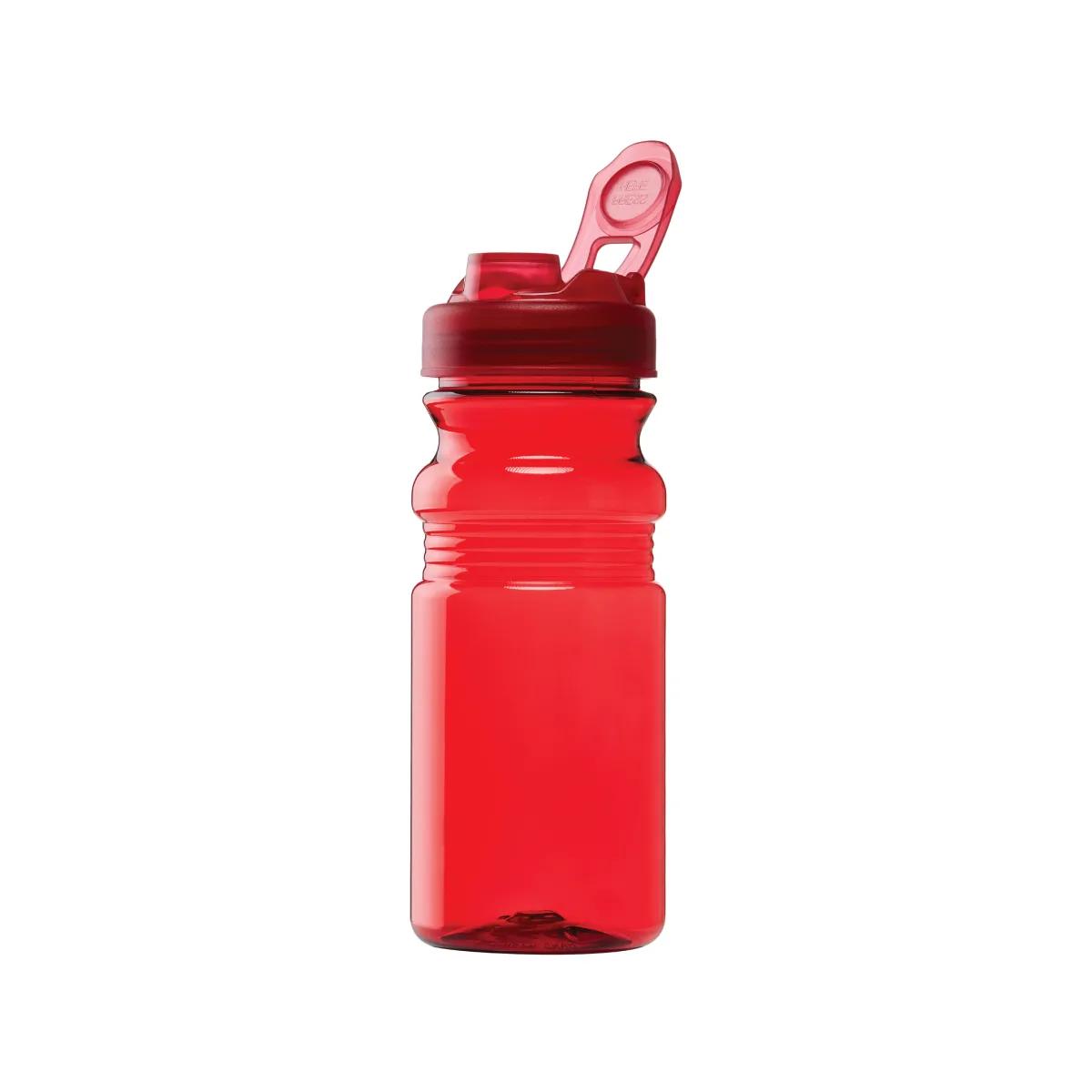 Bike Water Bottle PET Flip Cap Recyclable - 20 oz - product view 5