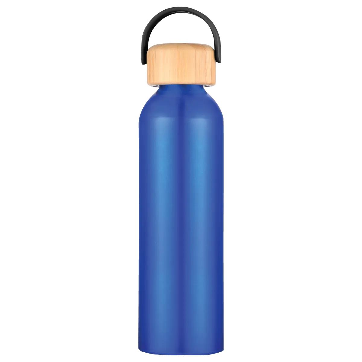 Aluminum Water Bottle Bamboo Lid Recycled - 24 oz - product view 5