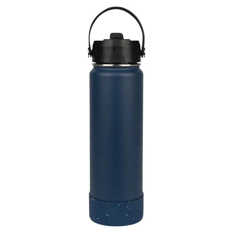 Insulated Water Bottle Straw Lid Silicone Base - 27 oz - product view 4