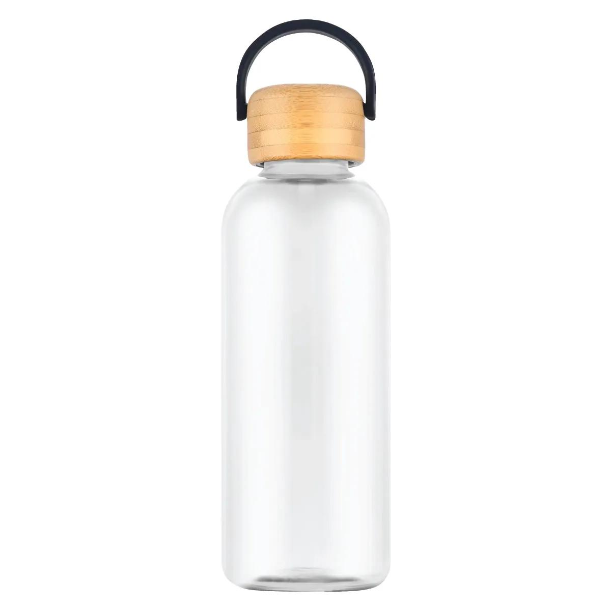 RPET Water Bottle Bamboo Lid Recycled Plastic - 21 oz - product view 2