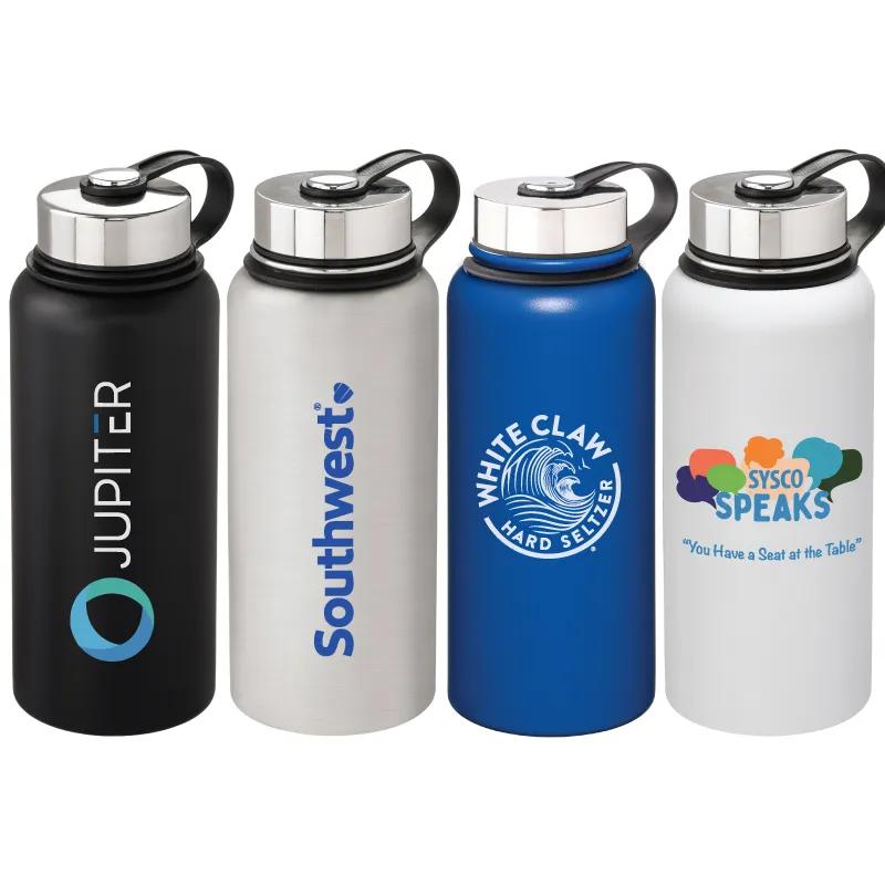 Insulated Water Bottle Vacuum Steel Loop Handle - 32 oz