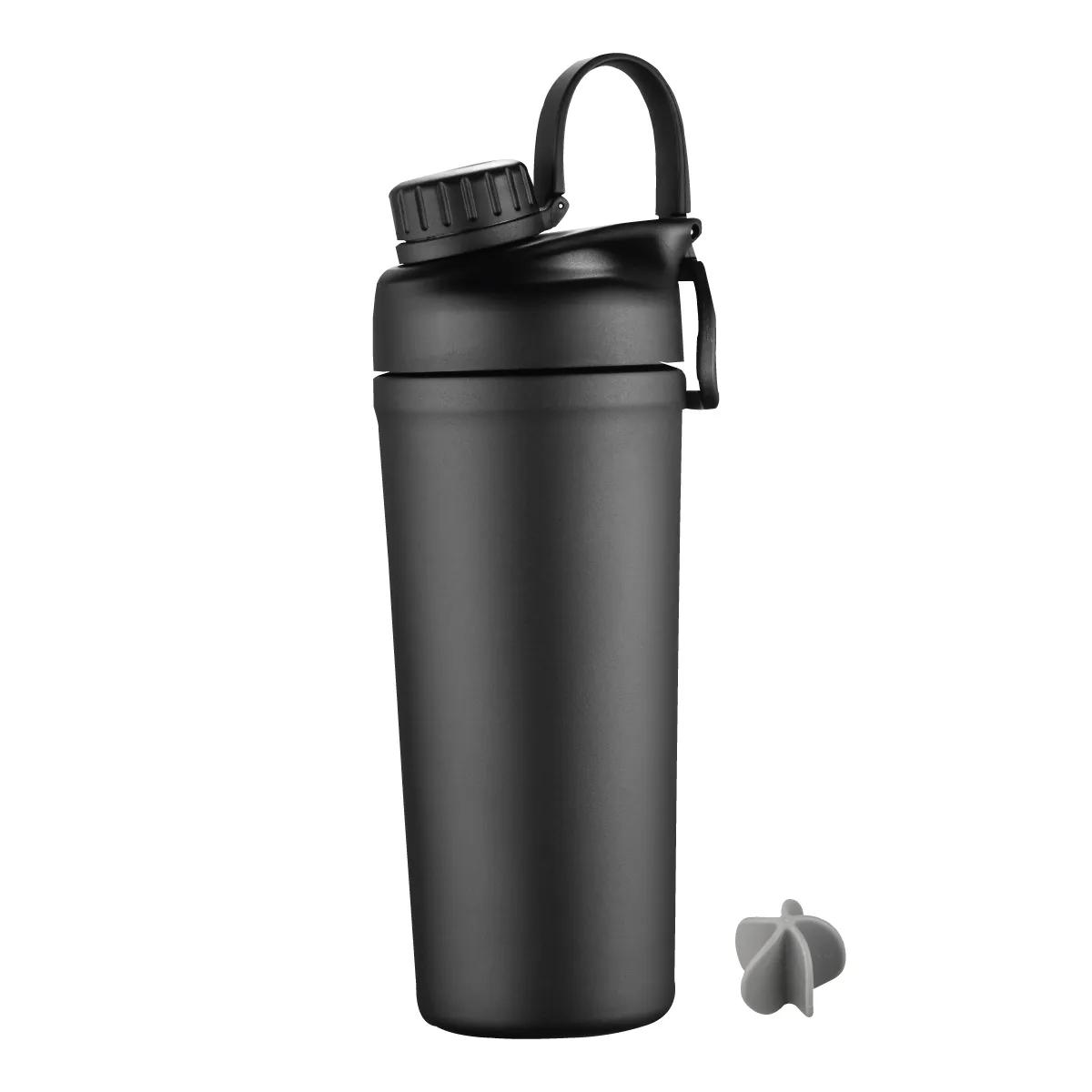 Insulated Shaker Bottle with Mixing Whisk - 26 oz - product view 3