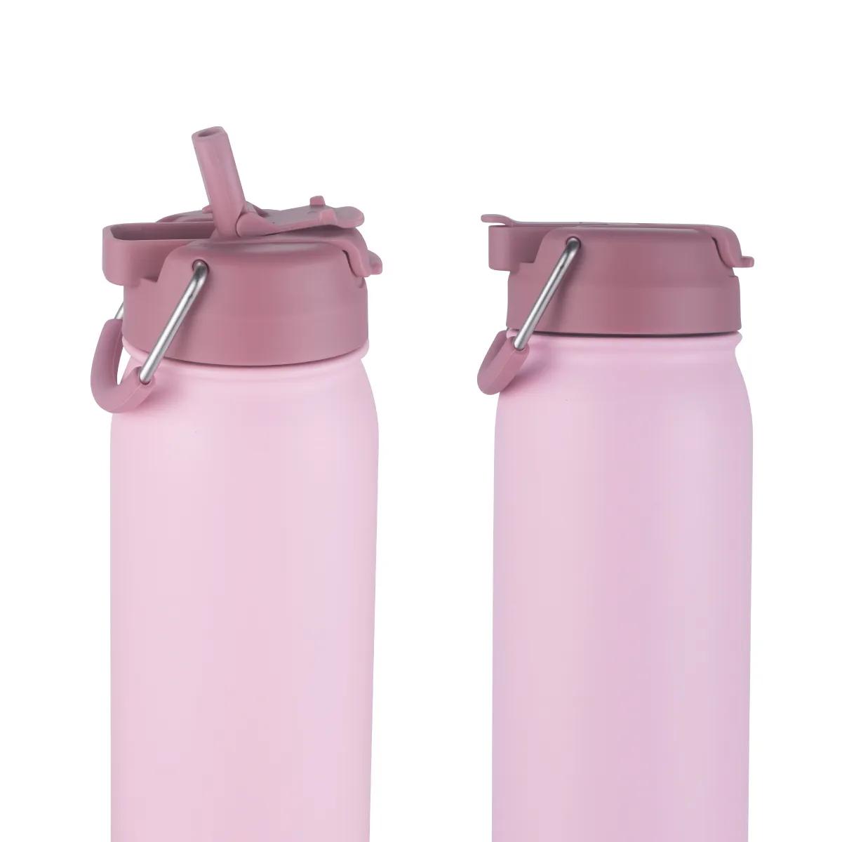 Water Bottle with Storage Compartment Straw - 24 oz - product view 10