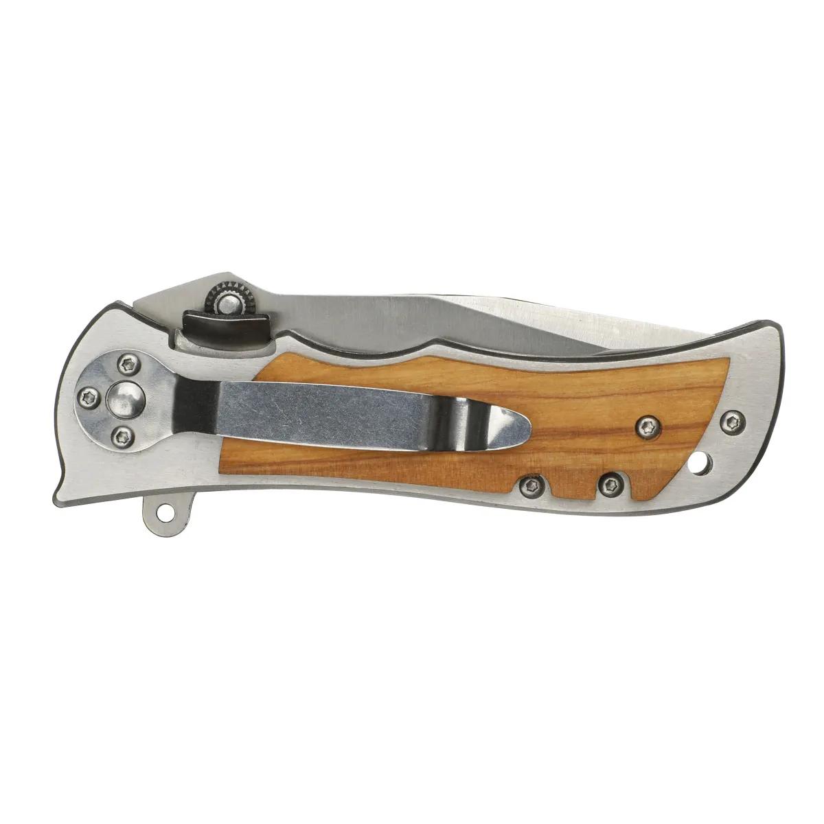 Expedition Folding Knife Hand Crafted Wood - 4.5 in - product view 3