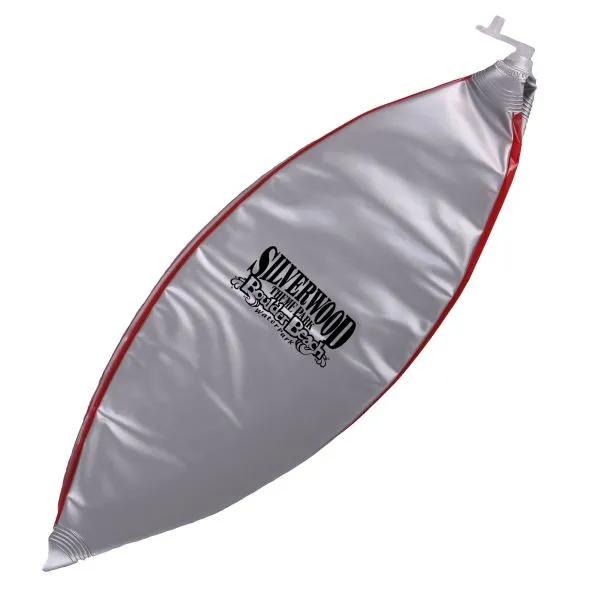 Inflatable Beach Ball Two-Tone PVC Construction - 16 in - product view 2