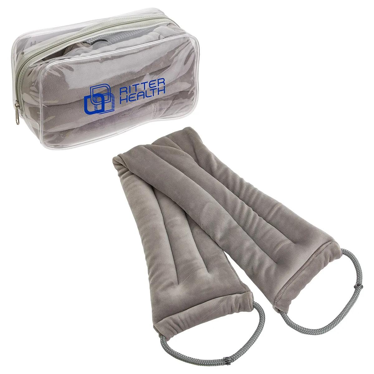 BeWell™ Flaxseed Heat Therapy Neck/Shoulder Pad with Hand Loops