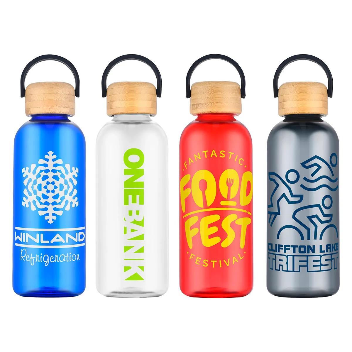 Sanzio 21 oz RPET Bottle with Bamboo Lid