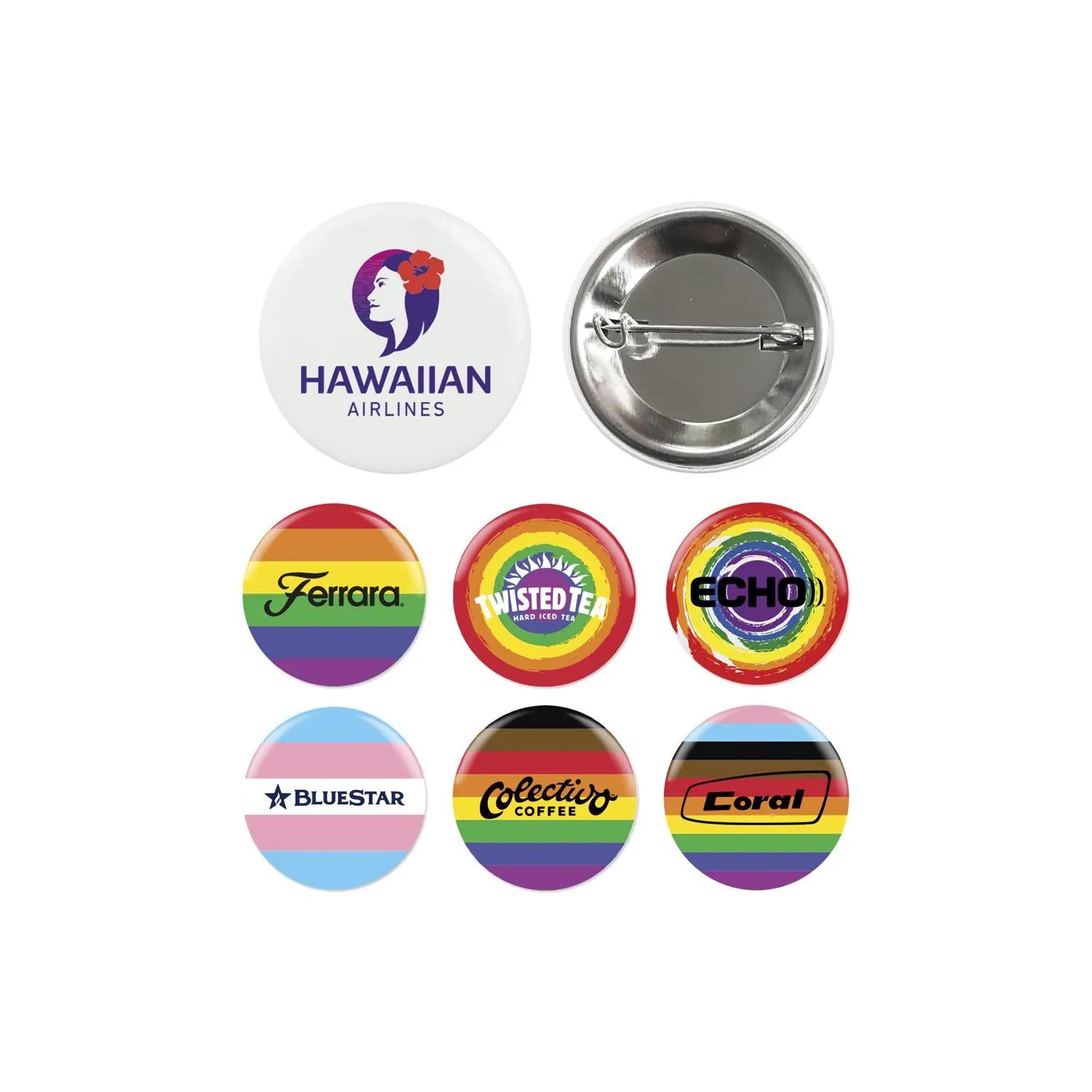 Round Button Pin Custom Message Promotional - 1.5 in