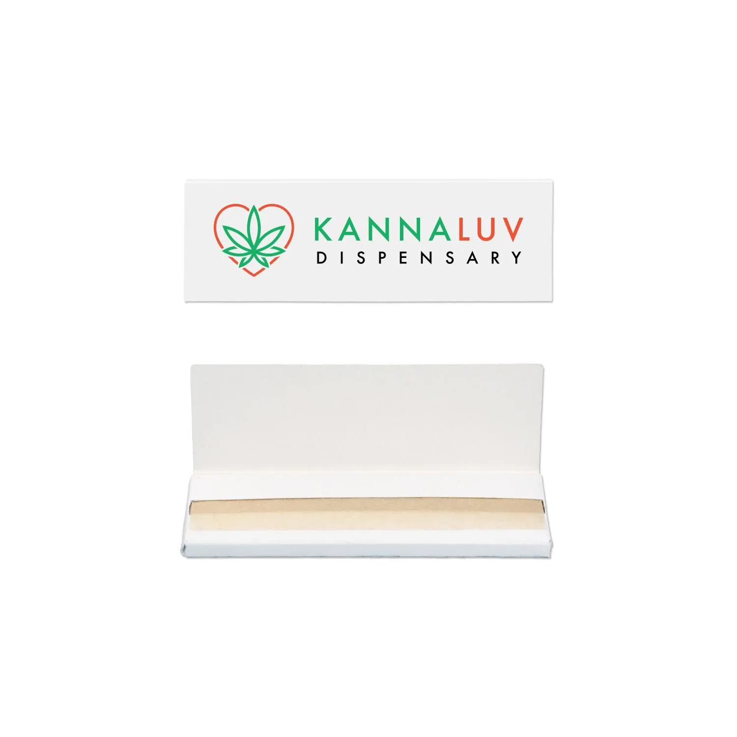 Rolling Papers Wood Custom Print Booklet - 1.25 in
