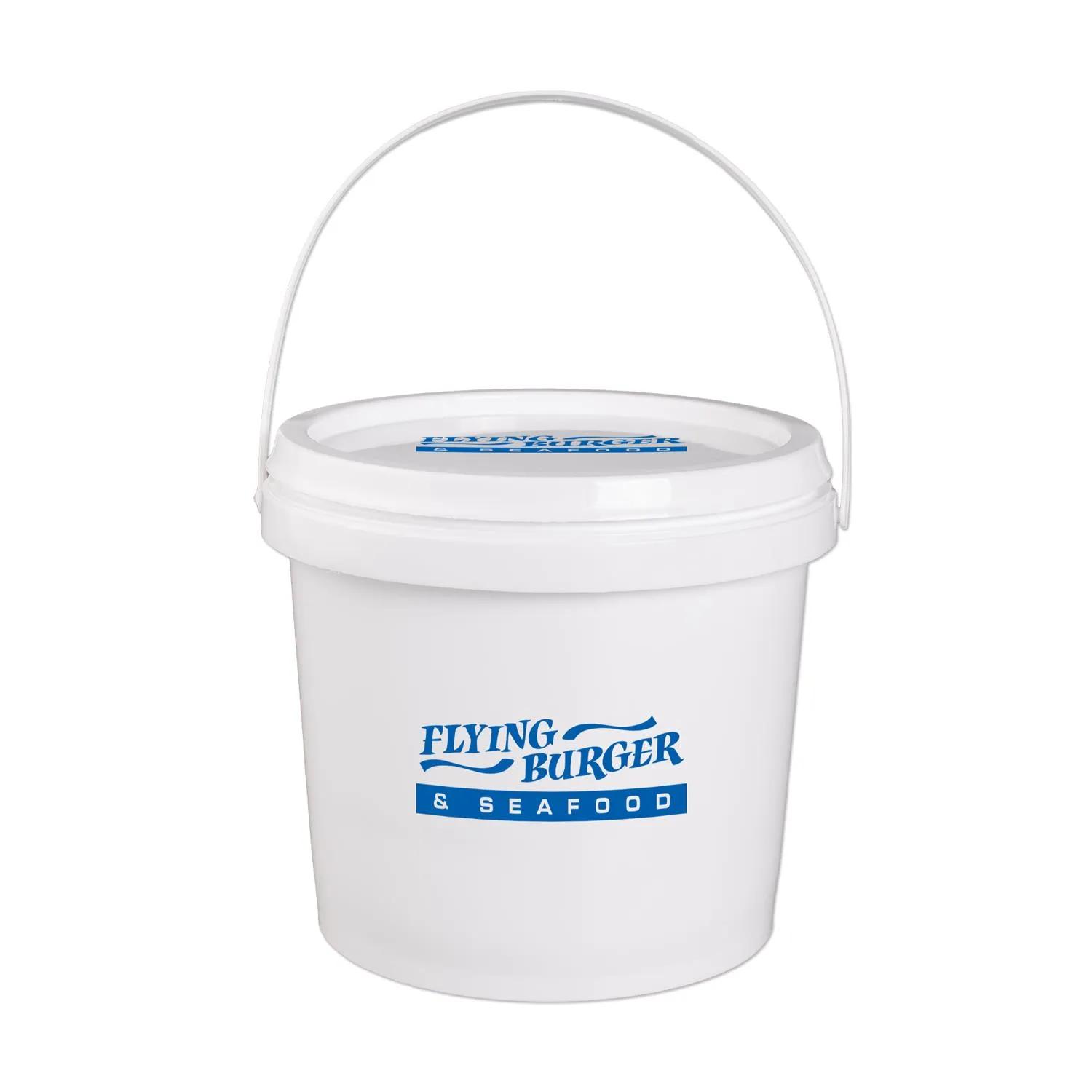Bucket with Lid Promotional Storage Container - 1 Gallon - product view 2