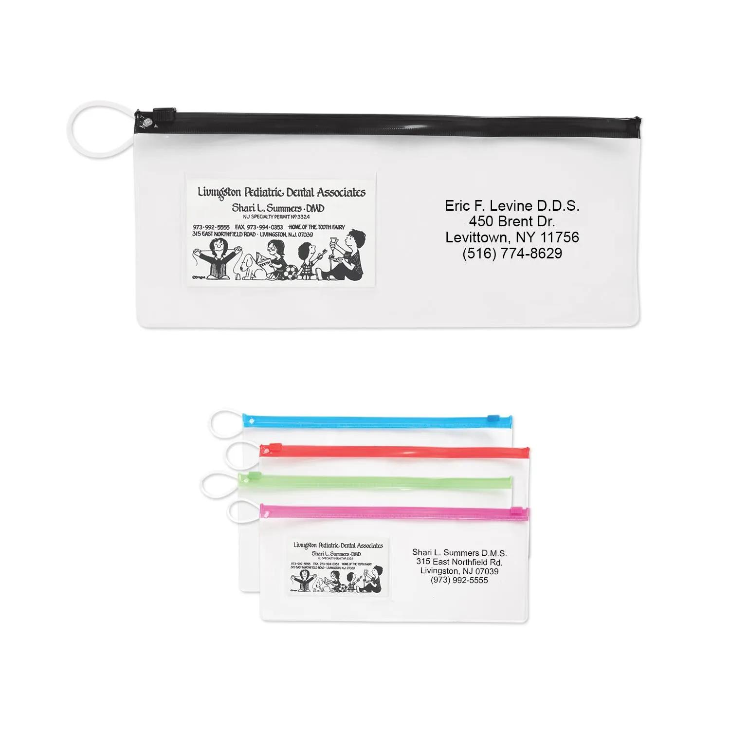Vinyl Pouch with Card Slot Business Card Holder - 10 in