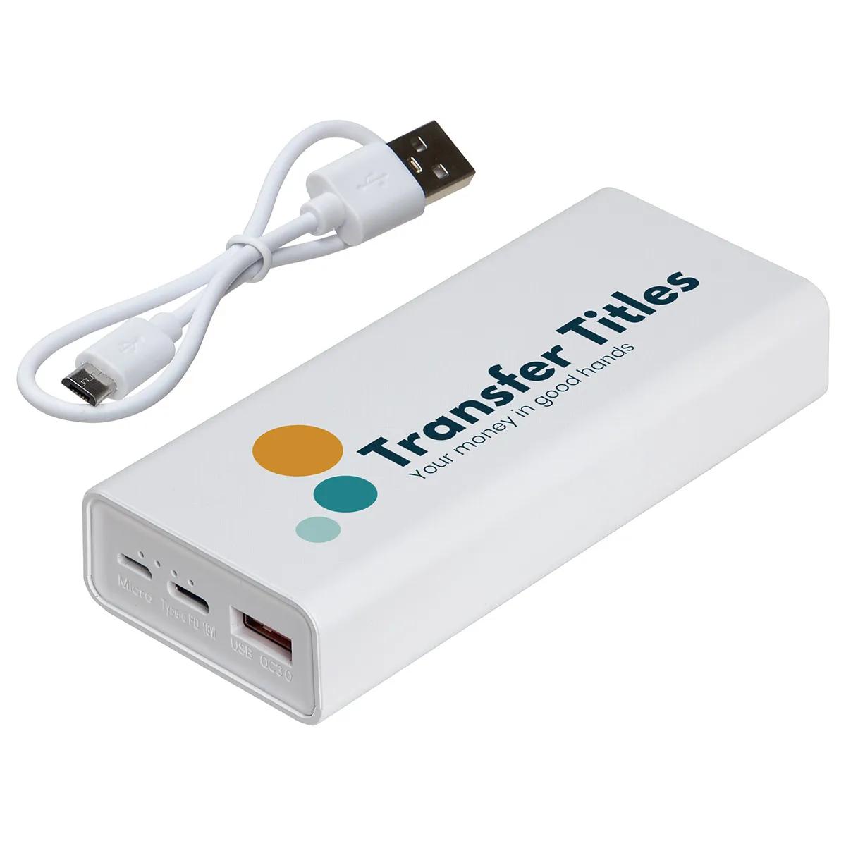 Premier 10000mAh PD + QC Power Bank